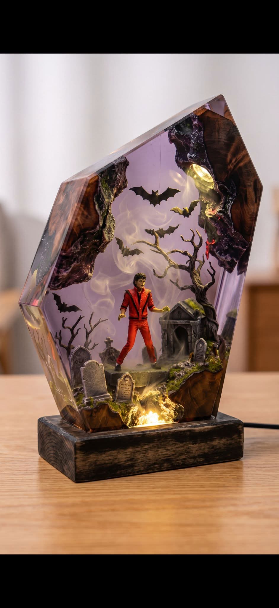 RicheyResin™ Singer Lamps